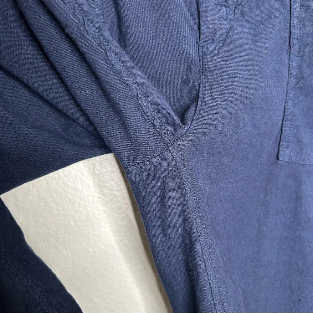 Frank & Eileen Jameson Utility Jogger Italian Performance Linen blue 10